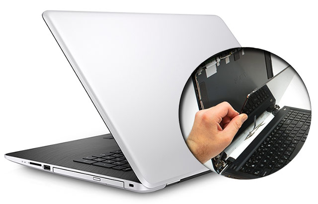 Услуги по ремонту разбитого экрана ноутбука, цена от 650 руб
